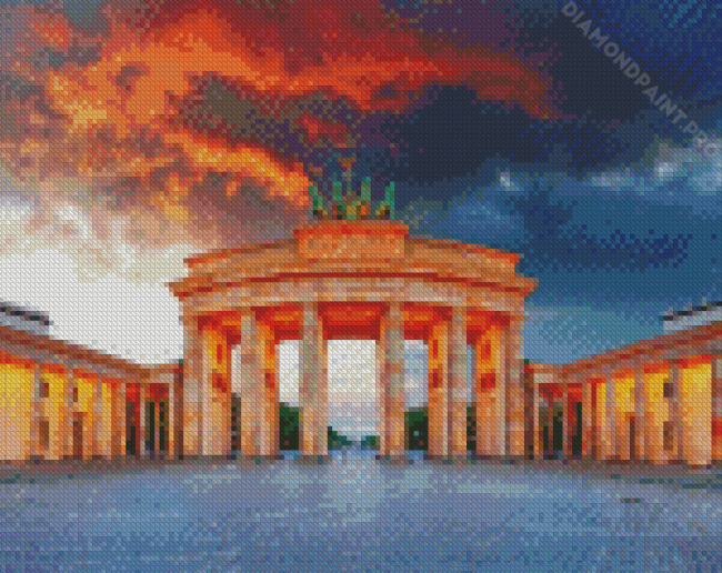 Brandenburg Gate Diamond Painting Diamondpaint Pro