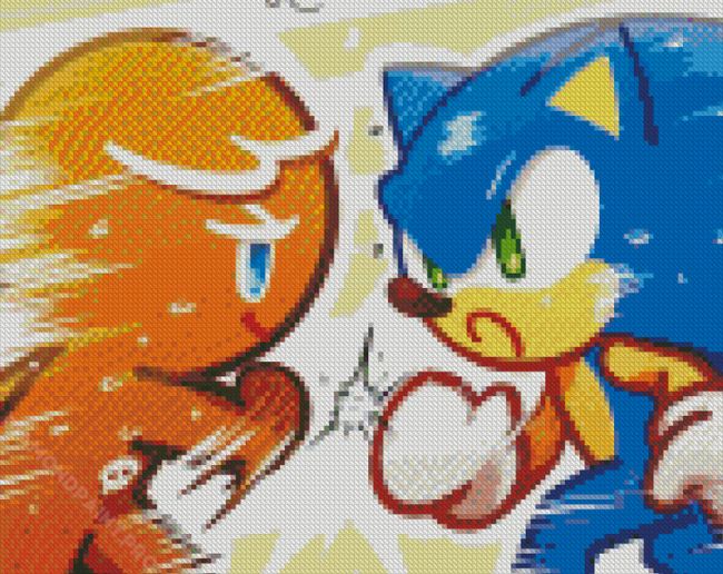 Cookie Run And Sonic Art Diamond Painting Diamondpaint Pro