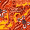 Abstract Aboriginal Goanna Diamond Painting
