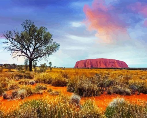 Australian Outback Deset Diamond Painting