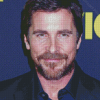 Christian Bale Smiling Diamond Painting