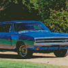Blue Dodge Charger Diamond Painting