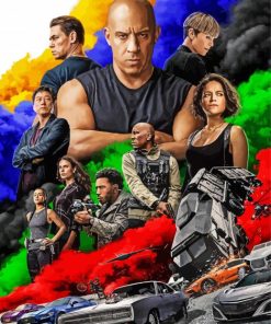 Fast And Furious 9 Poster Diamond Painting