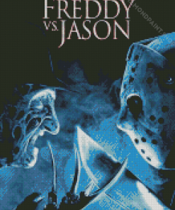 Freddy Vs Jason Poster Diamond Painting