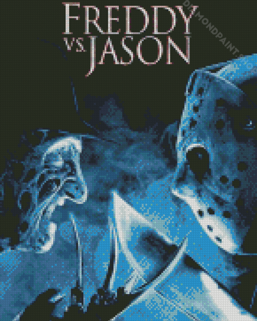 Freddy Vs Jason Poster Diamond Painting