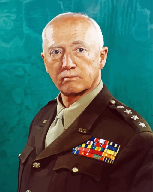 Old George Patton Diamond Painting