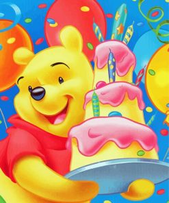 Winnie The Pooh Birthday Diamond Painting