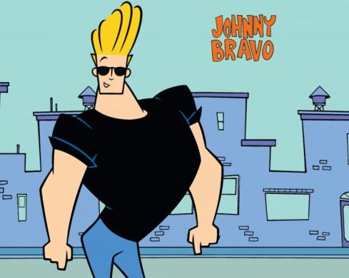 Johnny Bravo Cartoon Diamond Painting