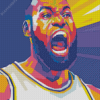 Lebron James Diamond Painting