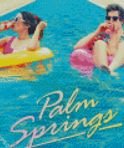 Palm Springs Movie Poster Diamond Painting