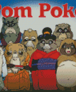 Pom Poko Animation Poster Diamond Painting