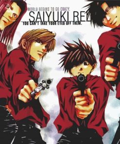 Saiyuki Anime Poster Diamond Painting