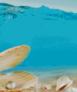 Sand And Seasherlls Underwater Diamond Painting