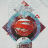 superman Symbol Diamond Painting