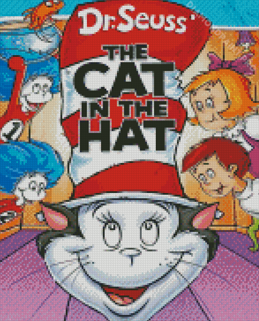 The Cat In The Hat Animation Diamond Painting