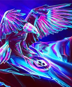 Fantasy Flying Eagle Diamond Painting