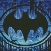 Aesthetic Batman Symbol Diamond Painting