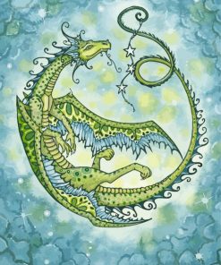 Circular Dragon Art Diamond Painting