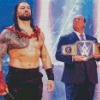 Roman Reigns Champion Diamond Painting