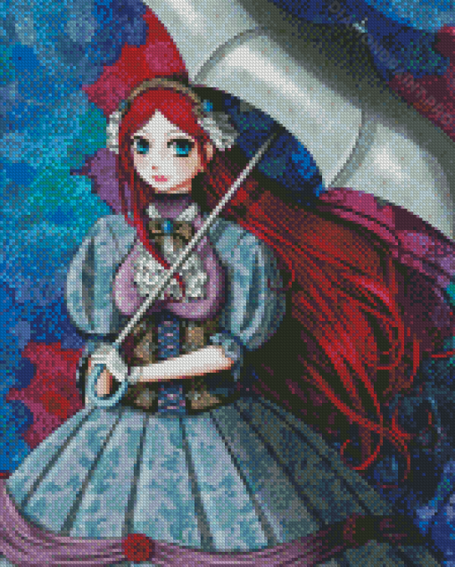 Anime Noble Lady Diamond Painting