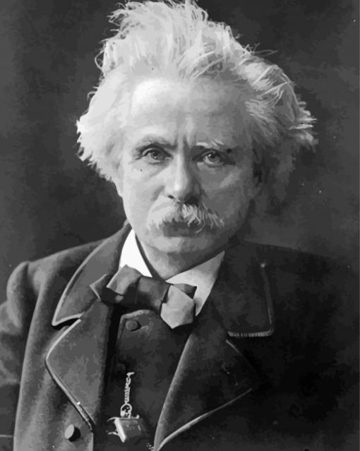 Monochrome Edvard Grieg Diamond Painting