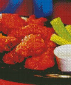 Chicken Wings Meal Diamond Painting