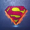 Artistic Superman Symbol Diamond Painting