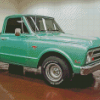 Green 1967 Chevy Diamond Painting