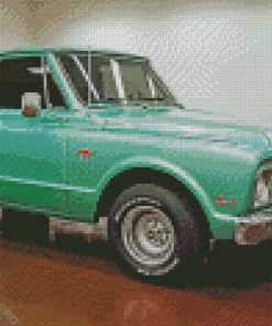 Green 1967 Chevy Diamond Painting