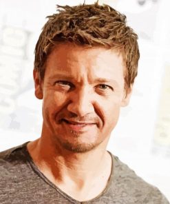 Jeremy Renner Actor Diamond Painting