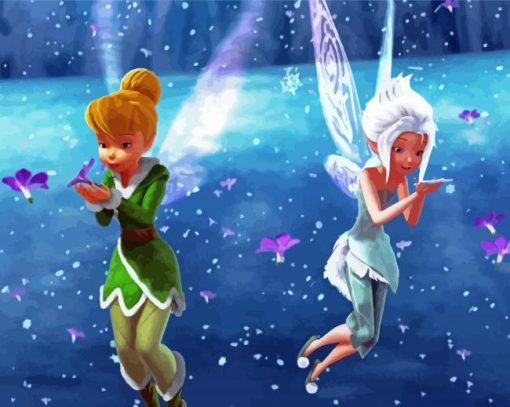 Perwinkle And Tinkerbell Fairies Diamond Painting