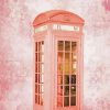 Pink Phone Booth Diamond Painting
