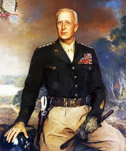 George Patton Portrait Diamond Painting