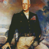 George Patton Portrait Diamond Painting