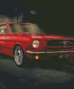 64 Ford Mustang Diamond Painting