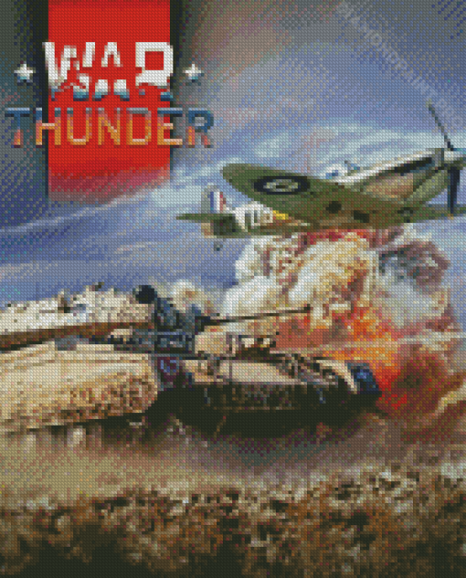 War Thunder Video Game Diamond Painting