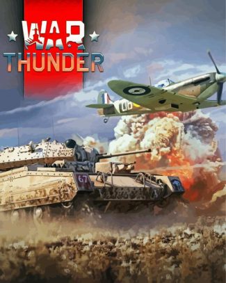 War Thunder Video Game Diamond Painting