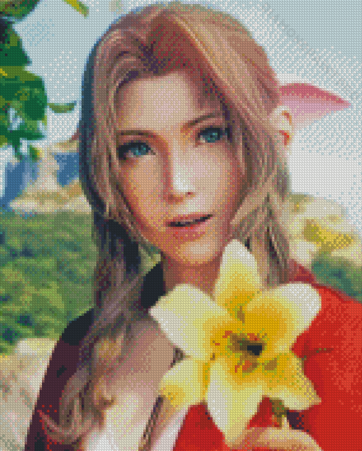 Aerith Gainsbotough Diamond Painting