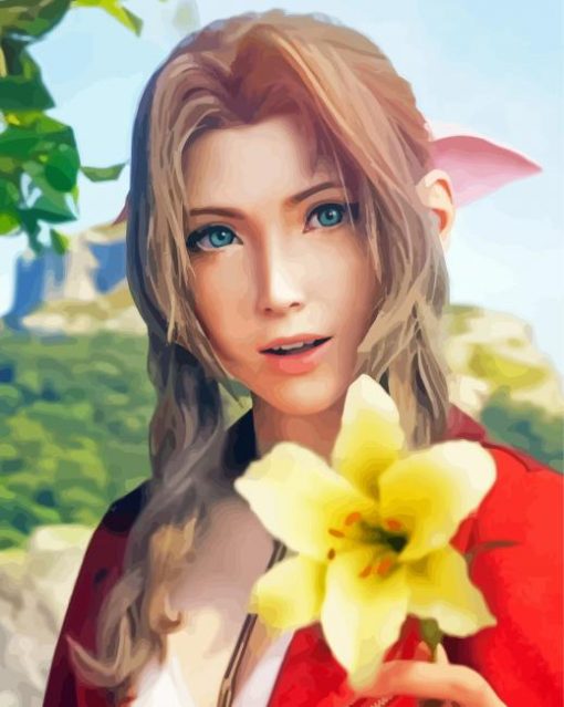 Aerith Gainsbotough Diamond Painting