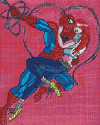 Sipder Man And Mary Jane Diamond Painting
