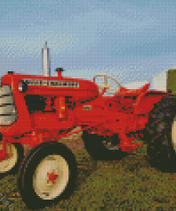 Red Allis Chalmers Diamond Painting
