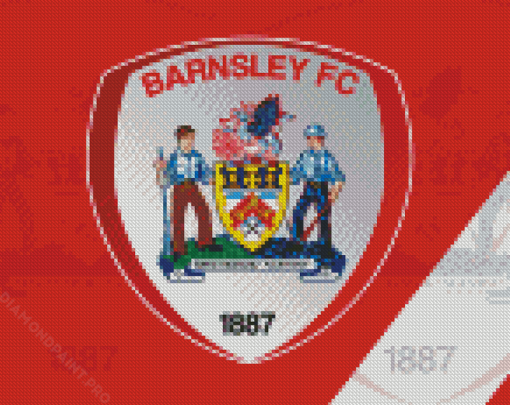 Barnsley Football Club Logo Diamond Painting