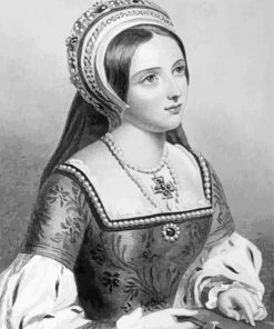Black And White Catherine Parr Art Diamond Painting