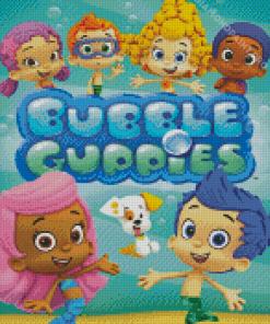 Bubble Guppies Poster Diamond Painting