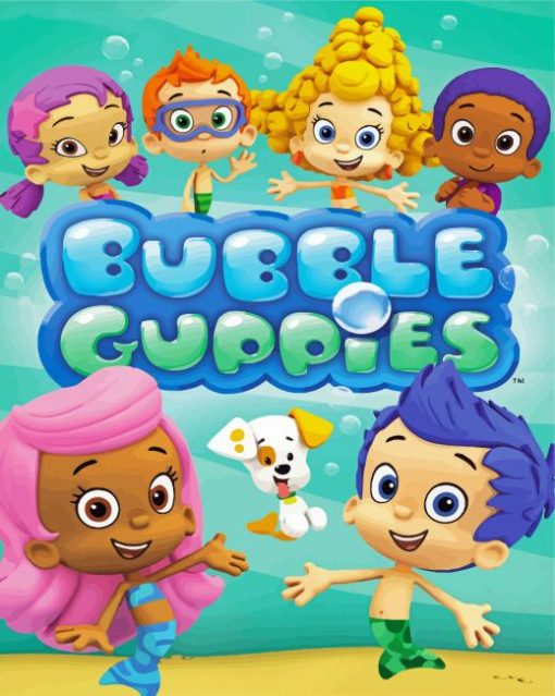 Bubble Guppies Poster Diamond Painting