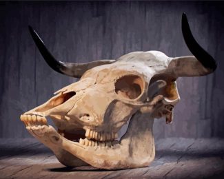 Bull Skull Diamond Painting