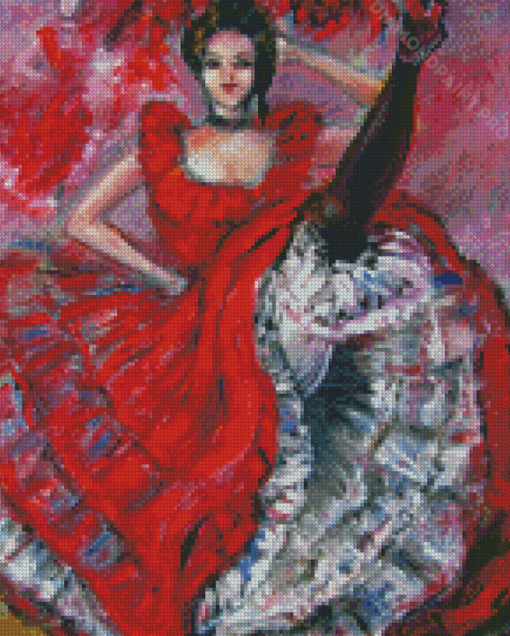 Can Can Lady Diamond Painting