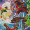 Captain Hook With Peter Pan Diamond Painting