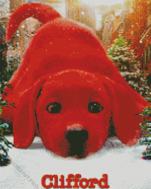 Clifford The Red Dog Poster Diamond Painting