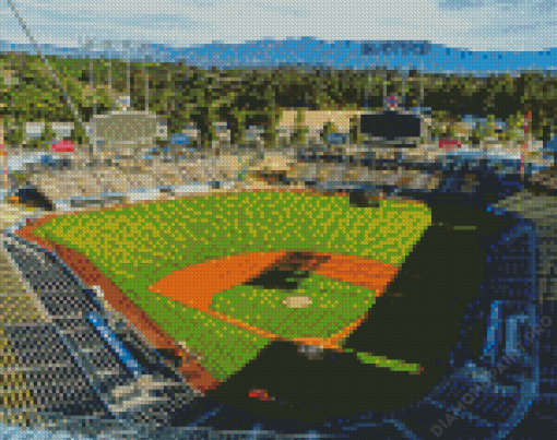 Dodger Stadium Diamond Painting